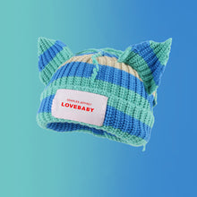 Load image into Gallery viewer, Warm Winter Knit Beanie Hats Cat Ear Wool Women Thickened Earflaps Slipover Unisex
