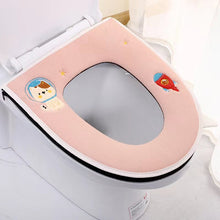 Load image into Gallery viewer, 3pcs Toilet Seat Cover Pads Cushion Winter Thicker Waterproof Cute Zipper Style
