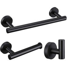Lade das Bild in den Galerie-Viewer, 304 Stainless Steel Towel Rack Bathroom Storage Rack Tissue Rack Brushed Hook Towel Bar

