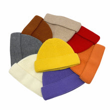 Lade das Bild in den Galerie-Viewer, Warm Winter Knit Beanie Hats European and American  Big Head Wool Men's and Women's Pullover Unisex
