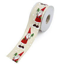 Load image into Gallery viewer, 2PCs Christmas Packing Materials Yarn-Dyed Jacquard 4cm Wide Christmas Meshbelt
