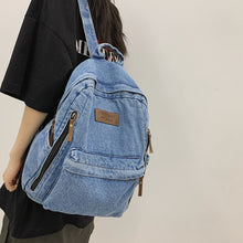 Lade das Bild in den Galerie-Viewer, 2022ins Fashion Personality All-Match New Backpack Travel Leisure Commute Junior High School Student Backpack
