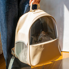 Lade das Bild in den Galerie-Viewer, Backpack Cat Bag Portable Large Capacity Sterilization Portable Cat  Carrying Cat Cage Dogs and Cats Breathable Pet Bag
