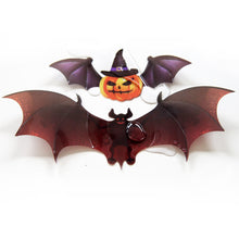 Lade das Bild in den Galerie-Viewer, 24PCs Halloween Wall Decoration 3D Colorful Bat
