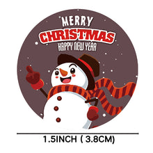 Load image into Gallery viewer, 2x500pcs Christmas Xmas Merry Christmas Santa Claus Sticker Adhesive Gift Label tape
