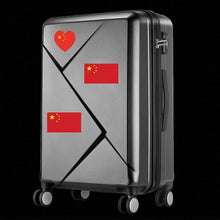 Load image into Gallery viewer, 2x500pcs Christmas Xmas Love Five-Pointed Star China the Five-Starred Red Flag Sticker Fabric Label tape
