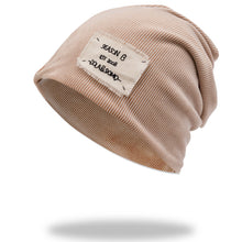 Load image into Gallery viewer, Warm Winter Knit Beanie Hats  Pile Heap Cap Women's Double-Layer Windproof Autumn and Winter Unisex
