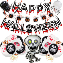 Lade das Bild in den Galerie-Viewer, 2x Halloween Xmas Christmas Gifts Decoration New Wansheng Aluminum Balloon Pumpkin Head Bat
