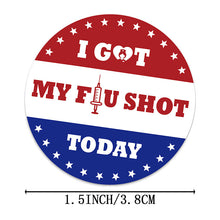 Load image into Gallery viewer, 2x500pcs Xmas Christmas  Stickers Roll Label I Got My Covid-19 Vacuum High Adhesive Waterproof Mark Vaccination
