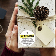 Lade das Bild in den Galerie-Viewer, 2x500pcs Christmas Xmas 3. 8cm round Attention Surprise Thanks Warning Sticker Label tape

