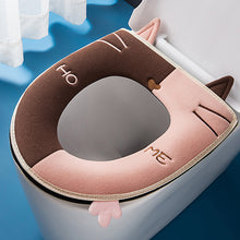 Load image into Gallery viewer, 3pcs Toilet Seat Cover Pads Thicker Zipper     Waterproof Cute
