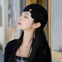 Load image into Gallery viewer, Warm Winter Knit Beanie Hats Thin Hollow Handmade Women for Hat Knitting Woven Summer Toe Cap Unisex
