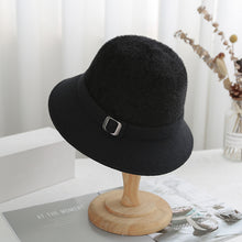 Lade das Bild in den Galerie-Viewer, Warm Winter Knit Beanie Hats 2021  Women's Solid Color Stitching Cashmere Fisherman Sunshade Unisex
