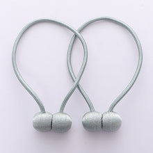 Lade das Bild in den Galerie-Viewer, 20 Colors Headphones Magnetic Buckle Curtain Tied, Non-Perforated Curtains Magnetic Snap
