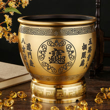 Load image into Gallery viewer, Ashtray Couplet Pot Bottom Golden Toad Shop Counter Decoration Back Pattern Landscape Ashtray
