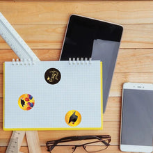 Load image into Gallery viewer, 2x500pcs Christmas Xmas Graduation Season Sticker Hat Stationery Envelope Sealing Decorative Label tape
