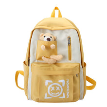 Load image into Gallery viewer, Backpack Casual Simple Women  Fresh Cute Fashion Junior High School shoulder bag
