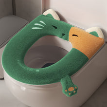 Load image into Gallery viewer, 3pcs Toilet Seat Cover Pads Cushion Four Seasons Household   Cute   Thicker Winter
