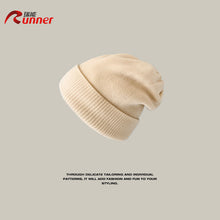 Load image into Gallery viewer, Warm Winter Knit Beanie Hats Thickened Earflaps Wool Simple Solid Color Pullover for Women Unisex
