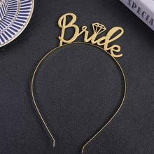 Load image into Gallery viewer, 2PCs Alloy Bridal Headdress Bride to Be Crown Hair Clasp
