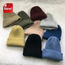 Load image into Gallery viewer, Warm Winter Knit Beanie Hats Women's Korean-Style Autumn and Winter Warm Student All-Match Ear Protection Wool Unisex
