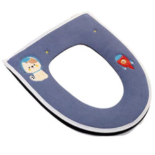 Load image into Gallery viewer, 3pcs Toilet Seat Cover Pads Cushion Winter Thicker Waterproof Cute Zipper Style
