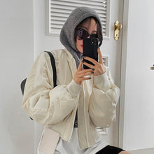 Load image into Gallery viewer, Warm Winter Knit Beanie Hats South Korea Dongdaemun Personalized Warm Keeping Women's Trendy Cold Scarf Pullover Unisex
