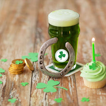 Load image into Gallery viewer, 2x500pcs Christmas Xmas St. Patrick&#39;s Day Four-Leaf Clover Irish Envelope Stationery Gift Sticker tape
