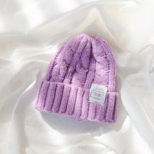 Lade das Bild in den Galerie-Viewer, Warm Winter Knit Beanie Hats Pure Color Japanese Twisted Woolen Yarn Women Korean Style Unisex
