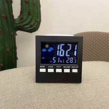 Load image into Gallery viewer, Smart Alarm Clock LED Display 2159T Weather Station Clock Voice-Activated Backlight Home Temperature Moisture Meter
