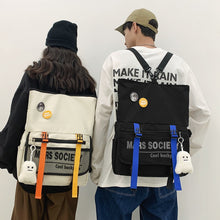 Load image into Gallery viewer, Middle School Student Schoolbag Men's Fashion Crossbody Backpack Dual-Use Bag Shoulder Bag Men
