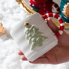 Load image into Gallery viewer, Xmax Christmas Cup Gift Creative Cartoon Tree Ceramic Mark Girl's Office Embossed Coffee
