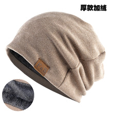 Load image into Gallery viewer, Warm Winter Knit Beanie Hats Spring And Autumn Pullover Leisure Loose Fleece-Lined Men 'S And Women 'S Outdoor Toe Cap Unisex
