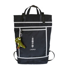 Load image into Gallery viewer, Backpack New Curved Edge Bucket  Fashion Trend Leisure Travel  Large Capacity Student Reflective Schoolbag
