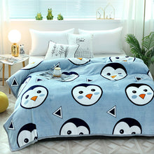 Load image into Gallery viewer, Thickened Autumn and Winter Blanket Flannel Blanket Flannel Air Conditioning Blanket Coral Fleece
