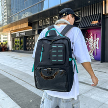 Lade das Bild in den Galerie-Viewer, Backpack Trendy Casual Men  Simple Trendy Cool College Student Fashion School shoulder bag

