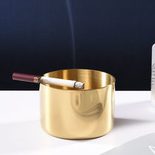 Lade das Bild in den Galerie-Viewer, Ashtray Modern Simple Stainless Steel Creative Trend Multifunctional Large Bedroom Living Room Home Gray
