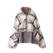 Lade das Bild in den Galerie-Viewer, Soft Multi-Purpose Nap Lunch Break Shawl Blanket Thickened Flannel Blanket Autumn and Winter Lazy Blanket
