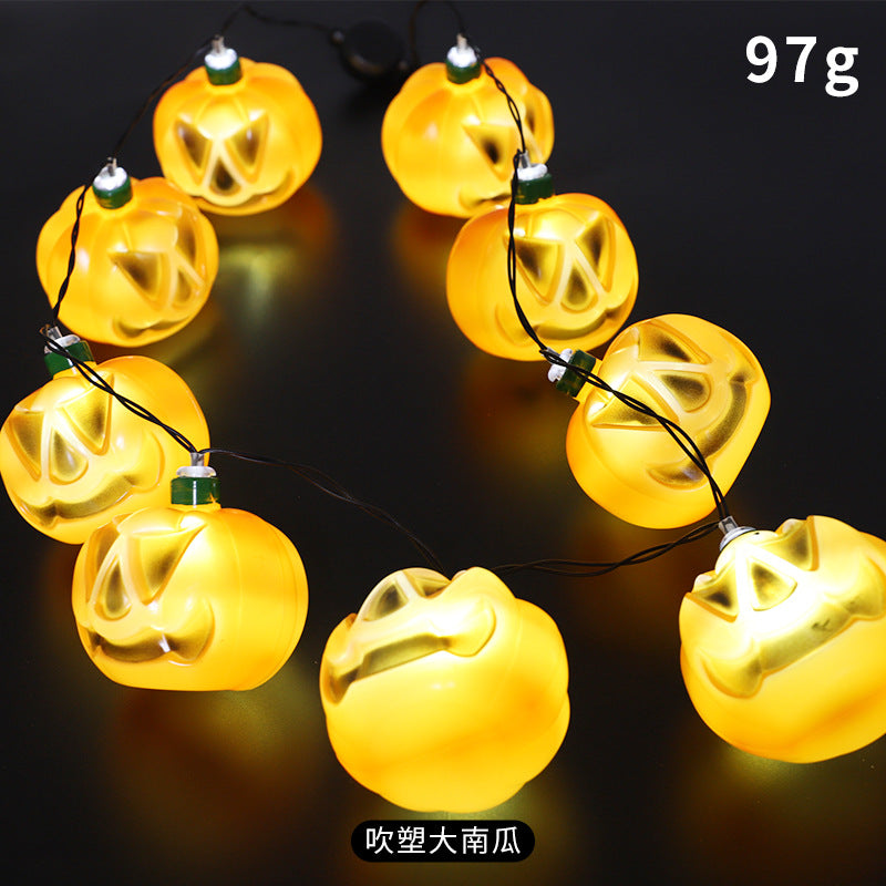 2x Halloween Xmas Christmas Gifts Decoration2022 New Lighting Chain Bat Necklace