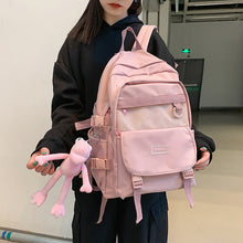 Load image into Gallery viewer, Backpack Female College Student Simple Korean Style High School Student Junior School  Large Capacity Fashion  Male
