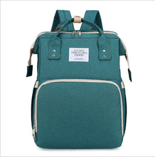 Lade das Bild in den Galerie-Viewer, Backpack  Folding Mummy Bag Multi-Purpose Package Feeding Bottle   Diaper
