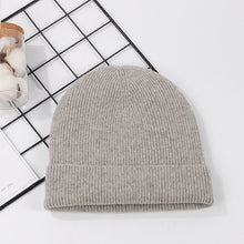 Lade das Bild in den Galerie-Viewer, Warm Winter Knit Beanie Hats Hat Women Korean Style Japanese Style Ins Style Cashmere Casual Woolen Yarn Unisex

