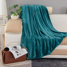 Load image into Gallery viewer, Blanket Solid Color Flannel Blanket Thickened Double-Sided Fleece Sheets Nap Blanket Coral Fleece Blanket
