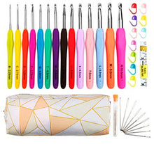 Lade das Bild in den Galerie-Viewer, 14 PCs Crochet Hook Set with Accessories DIY Handmade Crochet Hook Set
