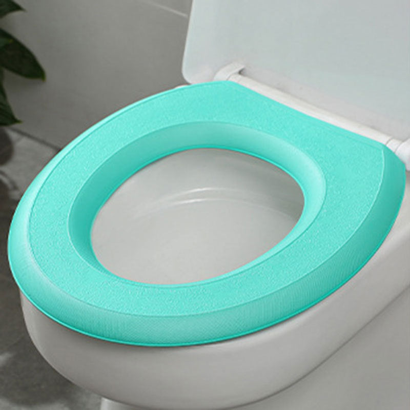 3pcs Toilet Seat Cover Pads Eva Sticky    Pad O-Type Thicker Waterproof Adhesive Washable
