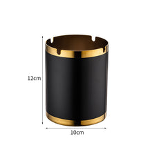 Load image into Gallery viewer, Ashtray KTV Stainless Steel Oversized  Simple Anti-Gray Fly Windproof Commercial Lettering Ashtray
