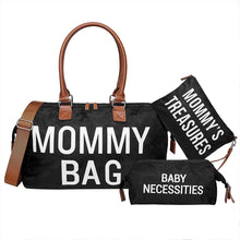 Lade das Bild in den Galerie-Viewer, Diaper Bags Mommy Bag 3-Piece Set Travel Portable Maternity Package Thermal Insulation Large Capacity
