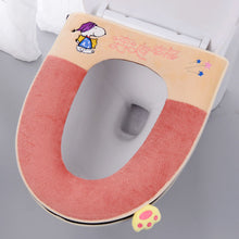 Load image into Gallery viewer, 3pcs Toilet Seat Cushion Household Extra Thick B Hle Plush Four Seasons
