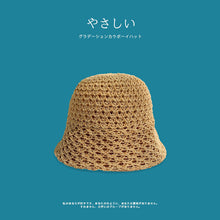 Load image into Gallery viewer, Warm Winter Knit Beanie Hats Women's Summer Thin Breathable Sun Protection Bucket Hat Unisex
