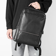 Load image into Gallery viewer, Fashion Leisure Laptop Backpack Genuine Leather Business Large Capacity Bag
